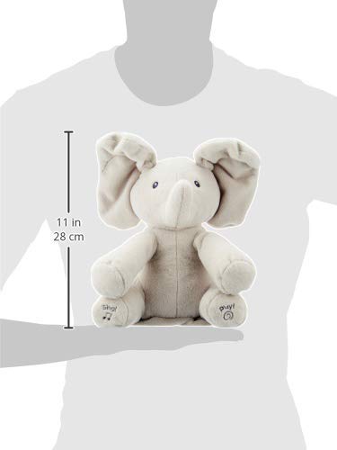 GUND Flappy, l'éléphant Chantant et Parlant Joue Le guck avec Les Oreilles – en Allemand, Environ 30 cm, à partir de 10 Mois