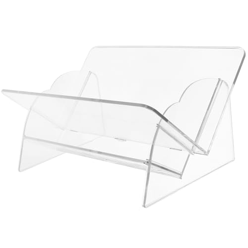 WEKADRIN Estantería Transparente de Escritorio