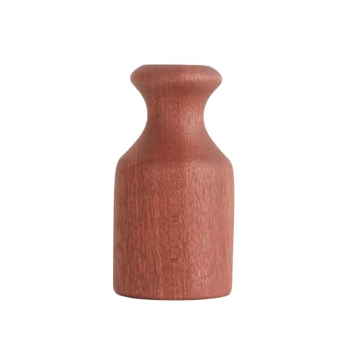 Vase en bois de fleurs séchées minimaliste pot solide salon