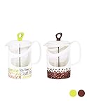 Material cristal Inde 104616 Jarra para Infusiones Tea Time Cristal, Glass
