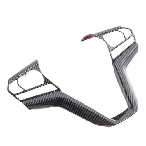 Pegatina de fibra de carbono ABS para volante Isuzu D-MAX 2022-2024 resistente a arañazos