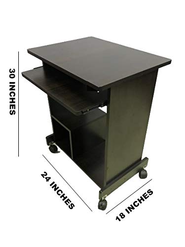 Wood Worx Engineering Wood Computer Table Mini 2