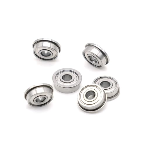 Roulement à bride F699ZZ 9 x 20 x 6 mm blindé pour guidage linéaire et axe rotatif, lot de 5