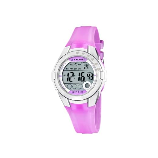 Calypso Mdchen Chronograph Quarz Uhr mit Silikon Armband K5571/3