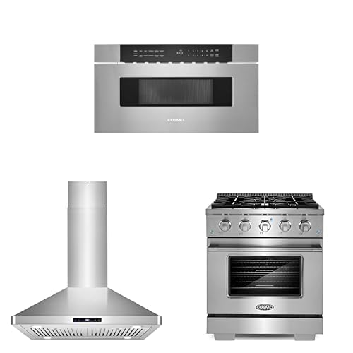 COSMO 3-Piece Kitchen Appliance Packages, 30