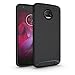 Moto Z2 Force Case, TUDIA Slim-Fit Heavy Duty [Merge] Extreme Protection/Rugged but Slim Dual Layer Case for Motorola Moto Z Force (2nd Generation), Moto Z2 Force Droid Edition (Matte Black)