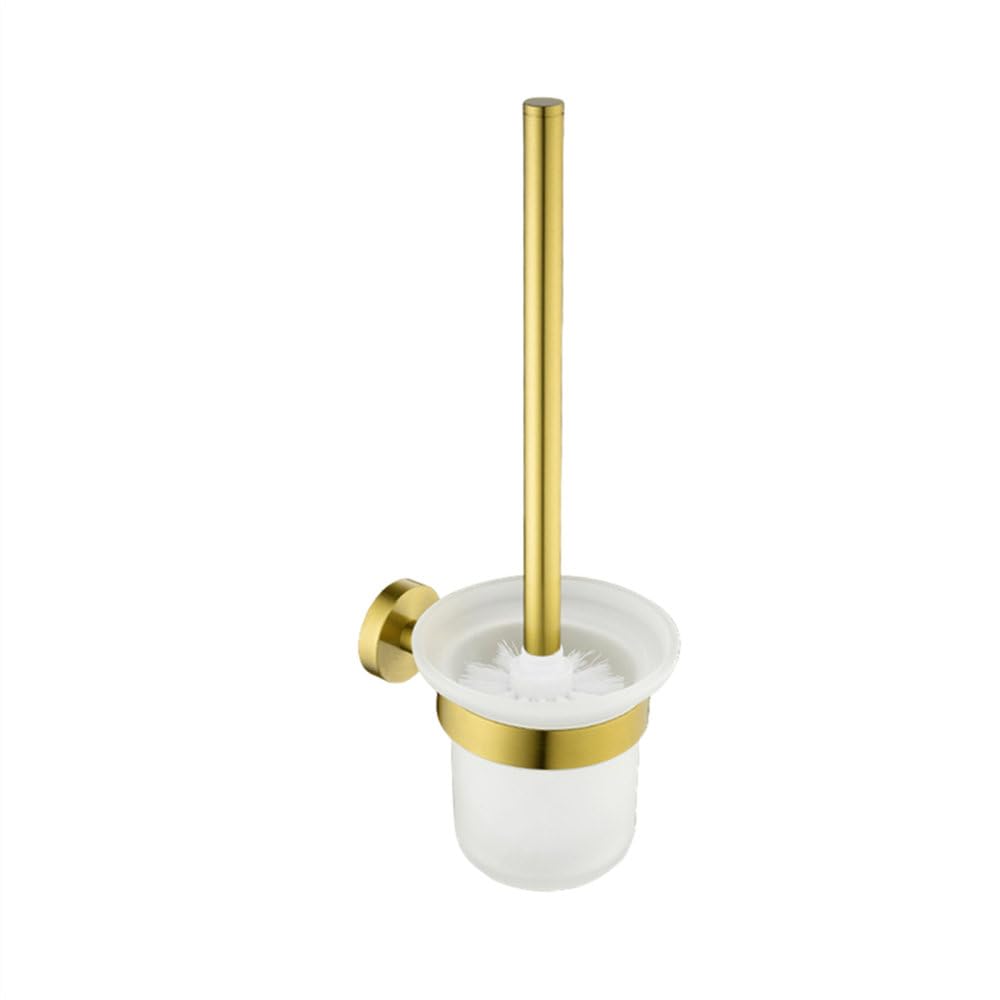 Matériel de salle de bain or brossé avec étagère et porte-savon