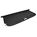 IKON MOTORSPORTS Cargo Cover Compatible with 2007-2016 Jeep Compass 2007-2017 Patriot, Black PU Tonneau Cover Retractable, 2008 2009 2010 2011 2012 2013 2014 2015 2016