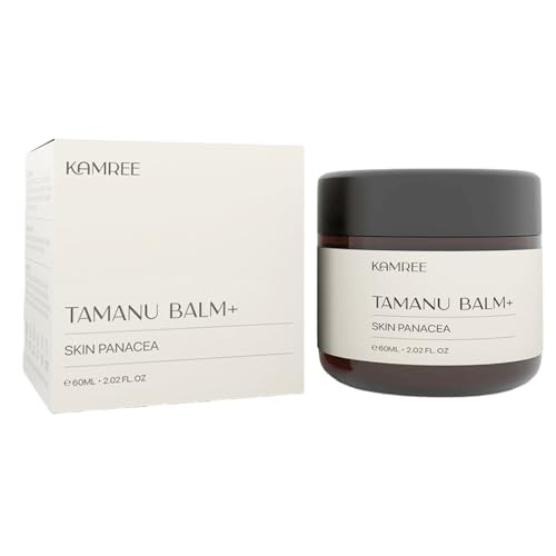 Kamree Tamanu Balm+ | Recovers Skin from Bug Bites, Acne, Sunburn, Nappy Rash, Stretch Marks & Itchiness | Repairs Cracked Heals, Lips & Wounds | With Coconut Oil, Shea Butter & Vitamin E- 50ml