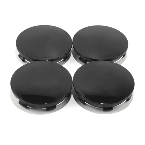 RTrhinoTuning 4 PCS 83mm Wheel Center Caps Compatible with Tahoe Suburban Yukon Escalade Rim, OD:3.27"(83 mm) ID: 3"(76.4 mm) Black Hubcaps