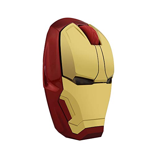 Image of Wireless Iron Man Mouse 2.4G Optical Computer Mouse for Desktop Laptop PC Mac (Gold)