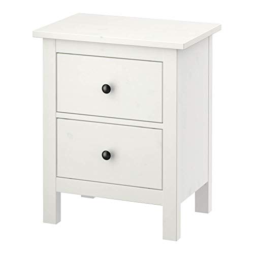 IKEA ASIA 503.742 IKEA HEMNES Chest of 2 drawers, white stain, Stain