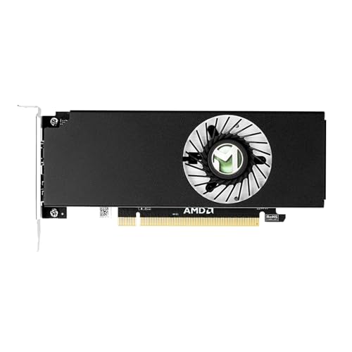 Scheda Video AMD Radeon RX 550 Basso Profilo 4GB GDDR5 sff Computer PC Gaming Video Scheda grafica GPU 128-Bit DirectX 12 PCI Express X16 3.0, HDMI, DisplayPort - Scheda video - Immagine 1
