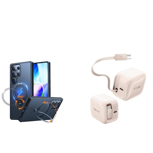 TORRAS FlexLine 40W Dual-Port USB C Charger Block & Magnetic Case — Buy Together to Save 15%