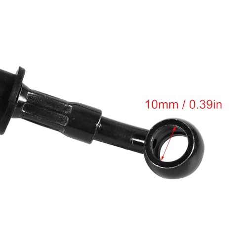 Image of 120cm Motorcycle Brake Hose, Universal Hydraulic Clutch Oil Pipe Replacement for Dirt Bike Motocross Street Bikes