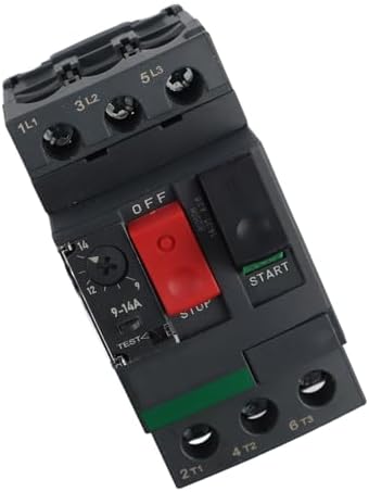 Aşırı yük için GV2 serisi motor marş anahtarı Endüstriyel kullanımda 0 37kW ila 15kW motorlar için uygun termal manyetik bağlantı kesme ile koruma için (GV2ME16C9-14A) - Görsel 2