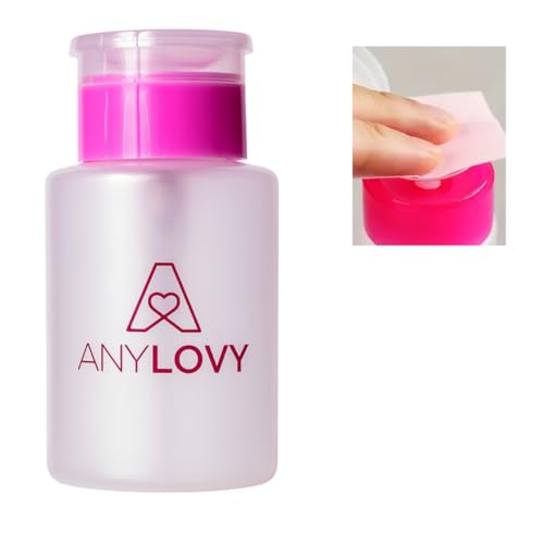 kit 3 Dosador Porta Acetona e Cosméticos Anylovy Transparente 150 Ml