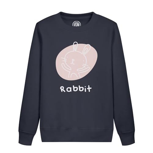 Sweat enfant lapin astres doux et résistant aux jeux de cour d'école