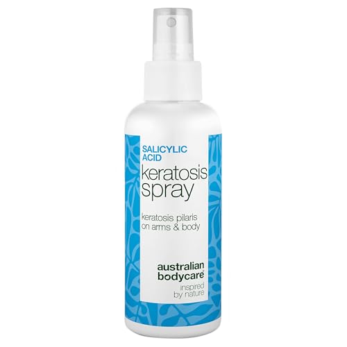 Spray para Keratosis Pilaris – elimina piel de gallina, granitos y textura áspera – con ácido salicílico, ácido glicólico, glicerina y pantenol
