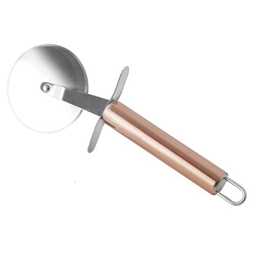 Mimo Style Cortador de Pizza Cabo na Cor Bronze, Útil Para Cortar Tortas, Waffles e Biscoitos de Mas