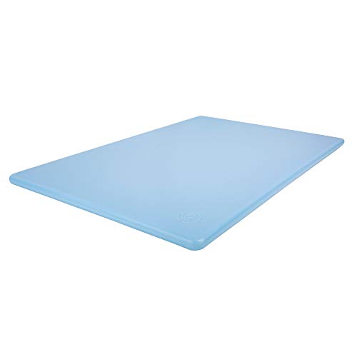 Thirteen Chefs Large Cutting Board for Chopping - Plastic, Blue, 18 x 12 x 0.5 Inch - Kitchen Accessories