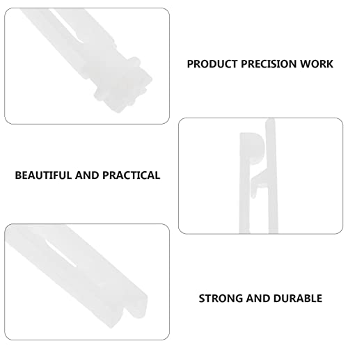 Milisten 12 Pcs Vertical Blind Stem Replacement, White Stems Replacement, Vertical Blinds Components, Vertical Window Blind Stem, Vertical Blind Carrier Stem Curtain Accessories #TOP1