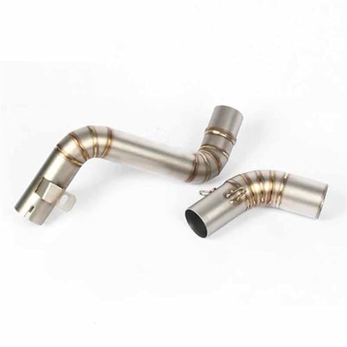 Tube Intermédiaire Échappement 50.8mm en Acier Inoxydable pour Moto Duke 390 et 200