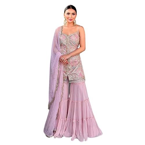 Women's GeorgetteStitched Floor-Length Gown - Traditional Indian ...