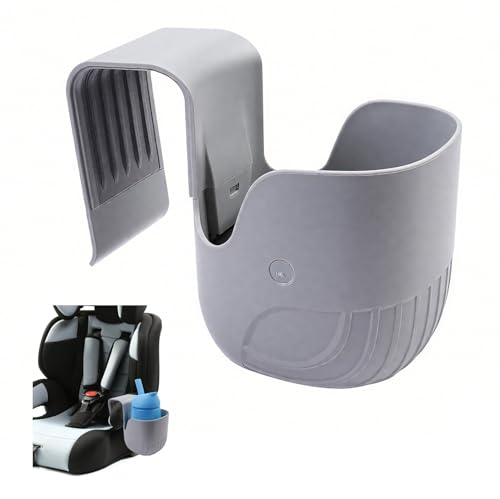 Portavasos Carrito Bebe Gris, Portabotellas Botellas Café Asiento Coche Plástico Abs, Accesorios Silla De Ruedas Instalar Fácil Compatible Con Mayoría Sillas Coche Y Cochecitos Baby