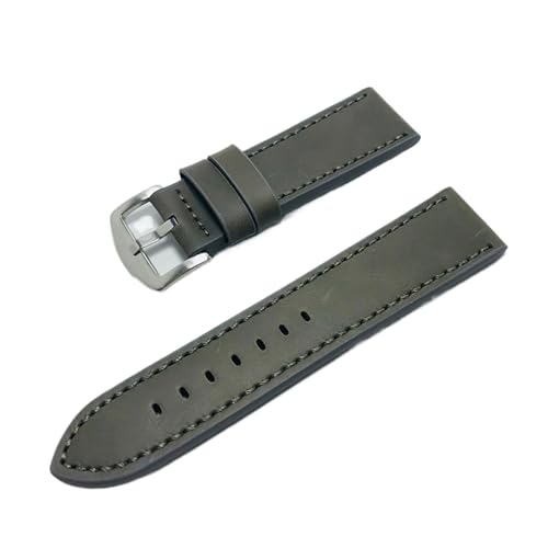 Bracelet de montre en cuir véritable pour remplacer un bracelet usé avec boucle robuste