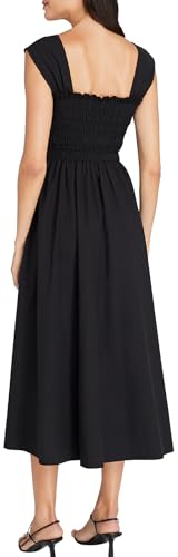 Club Monaco Women's Cotton Smocked Bodice Maxi Dress2
