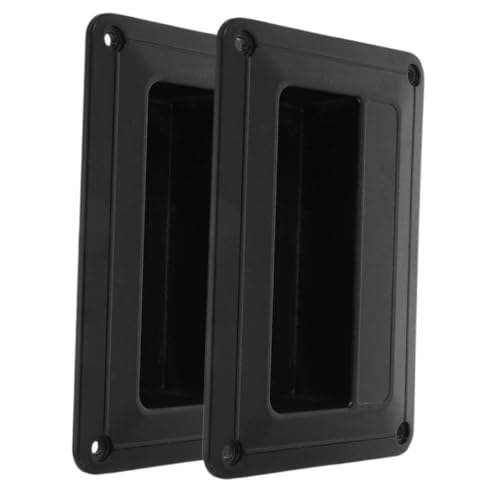 IWOWHERO 2Pcs Plastic Speaker Handle Kit Design for Easy Installation Durable and Wear Resistant Audio Cabinet Handles Versatile Use for Speaker and Road Case Transport
