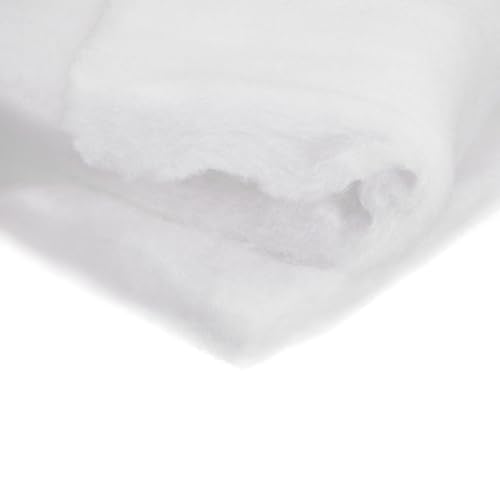 Isolation haut-parleur en coton polyester uxcell blanche 45x100 cm
