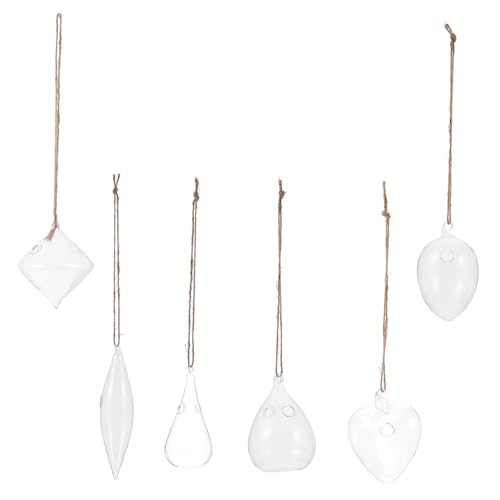 Sosoport 1 Juego De Recipientes Hidropónicos Florero Colgante Decoración del Hogar Decoración del Jardín Decoración del Patio Jarrones para Plantas Macetas con Forma De Bellota