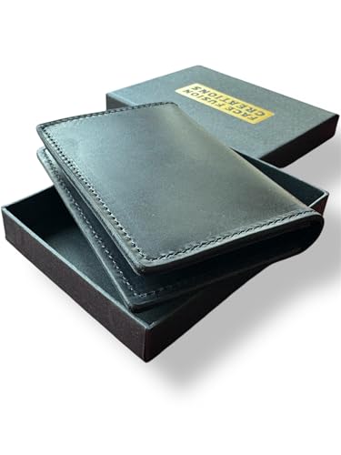 Bat ID Wallet for Men – Genuine Leather – Bifold Slim Wallet with ID Eye Cutouts – Fun Gift for Comic Fans4