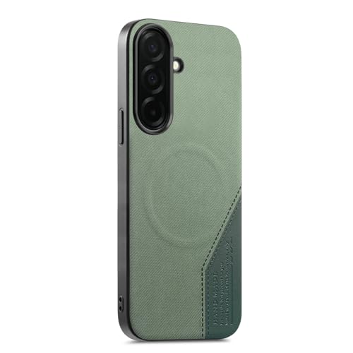 �}�O�l�b�g�� �X�}�z�P�[�X �Ή��@�� for Redmi Turbo 4 Pro,�Ή��@�� for Xiaomi Poco F7�y���C�����X�[�d�Ή� �ϏՌ��� �J���������Y�ی� PC+TPU+PU�z Green
