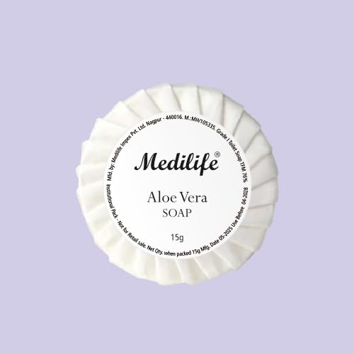 Medilife Aloevera Soap 15g (Pack of 500) | Hotel Soap-image-33