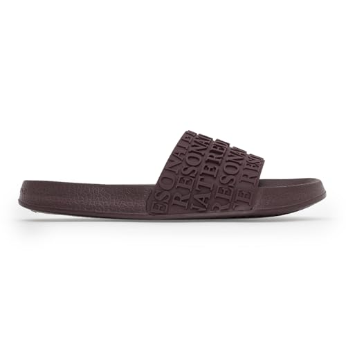 Image of Red Tape Womens Sliders in Slate Blue | Casual Pool Sliders | SLATE BLUE | 3 UK