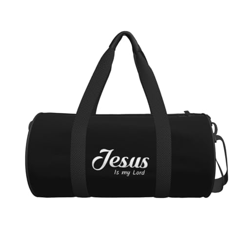 Jesus is Lord Convertible Garment Bag with Shoulder Strap, Carry on Garment Duffel Bag for Men Women - Rolling Foldable for Travel Luggage Bags (Black)2