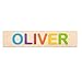 Fat Brain Toys Wooden Personalized Name Puzzles for Toddlers 1-3+, Custom Puzzles, Flat Rate up to 9 Letters