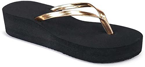 Nutts Slippers for Womens Home Slippers Flip Flop Indoor Outdoor Flip Foot Wear Daily Use (Gold, numeric_6) (B0BN6DJKWG) Amazon Price History, Amazon Price Tracker