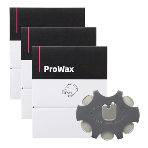 （18 Pcs）Prowax Wax Guards Filters for Oticon Hearing Aids,Oticon Hearing Aids Replacement Parts Cleaning Kit Accessories,Suitable for Oticon Custom Ear Mold Hearing aids
