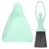 DOITOOL Kleiner Besen für Effiziente Reinigung und Kehrschaufel Satz aus Kunststoff von Hamster und Meerschweinchenkäfigen im und Tierladen