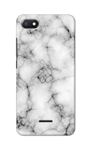 Image of Light White Marble Texture Natural Pattern Hard Back Case Cover for Redmi 6A Back Cover -(J5) VNS2230