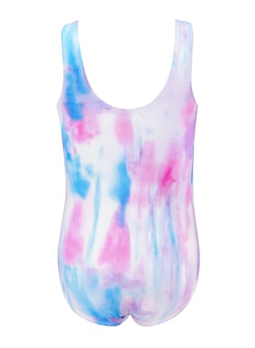 SHEKINI Girls Solid Bathing Suits Kids One Piece Swimsuits U Neck Cute Swimwear2