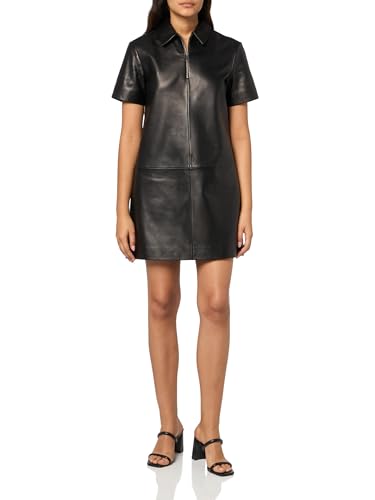 Theory Women's Short Sleeve Half Zip Dress Black at Amazon Women's Clothing store Theory Women's Short Sleeve Half Zip Dress Black at Amazon Women's Clothing store