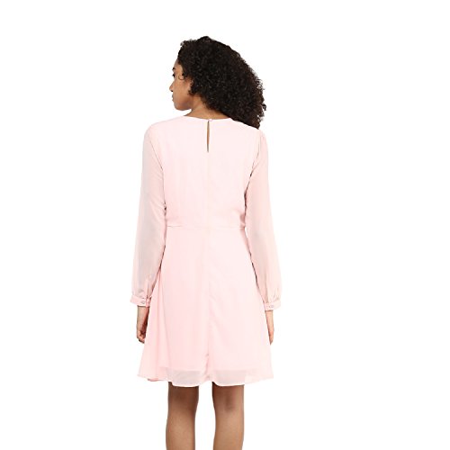 Image of Harpa Round Neck Solid Dresses