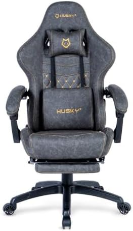 Cadeira Gamer Husky Tempest 700, Até 145kg, Almofadas, Reclinável...