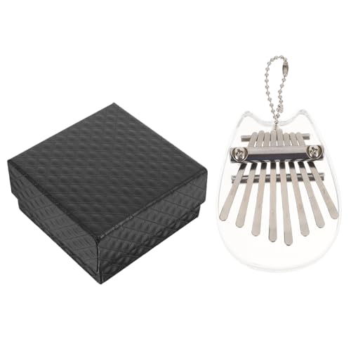 VANZACK 1 Set Transparent Kalimba Thumb Piano Keys Finger Piano for Adults Lightweight Portable Musical Instrument present for Music Lovers