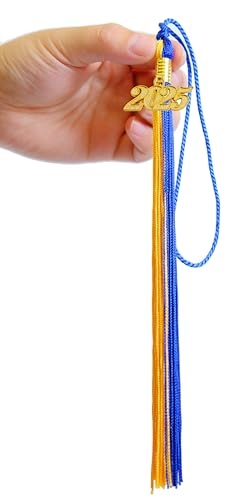 Image of 2025 Tassel Graduation, Blue and Gold Tassel 2025